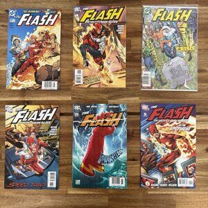 Lot Of 11 DC Comics The Flash Great Condition ‘05 ‘06 ‘07 Identity Crisis READ